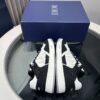 sy_no_636646FE9A6372937FDCA20C5468346D_4 Dior Black Denim White Crystal Logo Low Sneaker