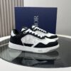 sy_no_636646FE9A6372937FDCA20C5468346D_5 Dior Black Denim White Crystal Logo Low Sneaker
