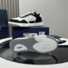 sy_no_636646FE9A6372937FDCA20C5468346D_8 Dior Black Denim White Crystal Logo Low Sneaker