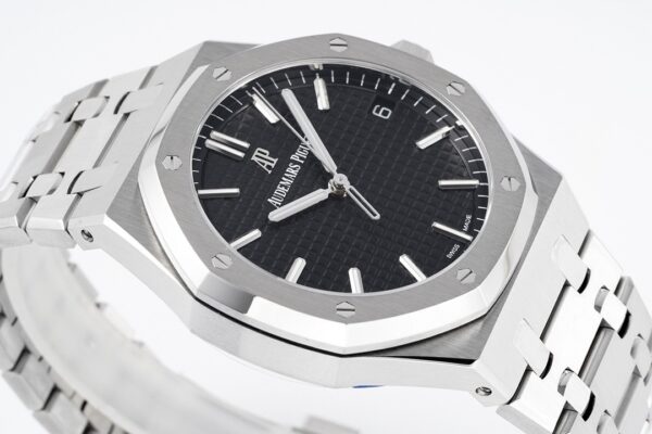 sy_no_63806379E76B5F2823770BBEA24A0EF1_5 AUDEMARS PIGUET Audemars Piguet Royal Oak ROYAL OAK series automatic mechanical movement black dial