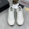 sy_no_6718CC9728BE8F3F6D7BD3F93117451A_1 Prada Off-White Leather Mesh Retro Running Sneaker