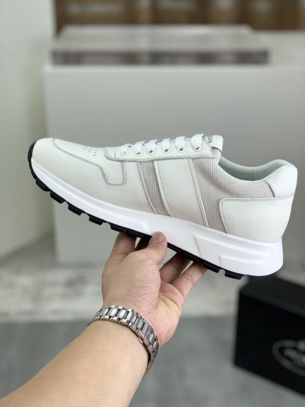 sy_no_6718CC9728BE8F3F6D7BD3F93117451A_5 Prada Off-White Leather Mesh Retro Running Sneaker