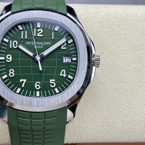 sy_no_67D80D4BE1532E2A178128386FEFBE47_0 Patek Philippe AQUANAUT series automatic mechanical movement men's watch Swiss watch green dial