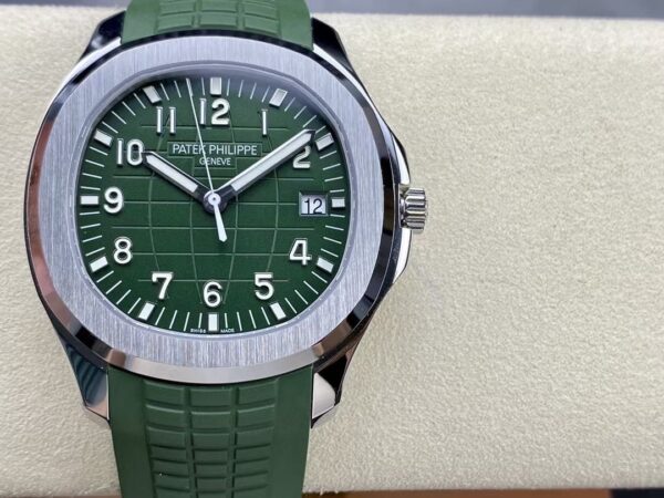 sy_no_67D80D4BE1532E2A178128386FEFBE47_0 Patek Philippe AQUANAUT series automatic mechanical movement men's watch Swiss watch green dial