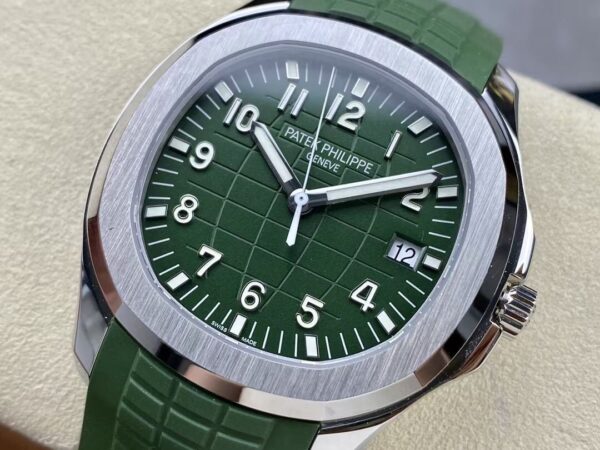 sy_no_67D80D4BE1532E2A178128386FEFBE47_2 Patek Philippe AQUANAUT series automatic mechanical movement men's watch Swiss watch green dial