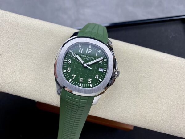 sy_no_67D80D4BE1532E2A178128386FEFBE47_3 Patek Philippe AQUANAUT series automatic mechanical movement men's watch Swiss watch green dial