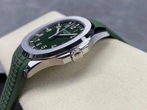 sy_no_67D80D4BE1532E2A178128386FEFBE47_5 Patek Philippe AQUANAUT series automatic mechanical movement men's watch Swiss watch green dial