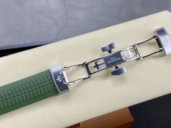 sy_no_67D80D4BE1532E2A178128386FEFBE47_7 Patek Philippe AQUANAUT series automatic mechanical movement men's watch Swiss watch green dial