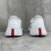 Prada America's Cup White Patent Mesh Sneaker