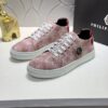sy_no_68C1F698613FD809FD54BF4FEC5FCE1B_1 Philipp Plein Pink Gradient Crystal Hexagon-Logo Low-Top Sneaker