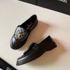 Chanel Black Quilted Turn-Lock Loafer Black-Quilted-Loafer