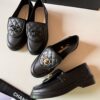 Chanel Black Quilted Turn-Lock Loafer Black-Quilted-Loafer