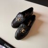 Chanel Black Quilted Turn-Lock Loafer Black-Quilted-Loafer