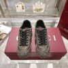 sy_no_6A5D2BB58FF4E0532E3254B40BBF5809_0 Gucci Distressed Grey / Charcoal Suede & Canvas Sneaker with Web Stripe