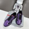 Prada America's Cup Purple Patent Mesh Sneaker