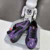 Prada America's Cup Purple Patent Mesh Sneaker