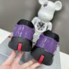 Prada America's Cup Purple Patent Mesh Sneaker