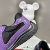 Prada America's Cup Purple Patent Mesh Sneaker