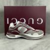 sy_no_6AFEC2BE11C090E22E2D8A770D0B6E8D_0 Gucci Re-Web / Chunky Technical Sneaker in Burgundy & Grey with Web Stripe