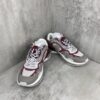 sy_no_6AFEC2BE11C090E22E2D8A770D0B6E8D_1 Gucci Re-Web / Chunky Technical Sneaker in Burgundy & Grey with Web Stripe