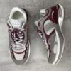 sy_no_6AFEC2BE11C090E22E2D8A770D0B6E8D_2 Gucci Re-Web / Chunky Technical Sneaker in Burgundy & Grey with Web Stripe