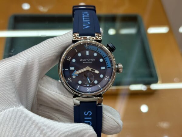 sy_no_6B22304B60296AB46C3D16AC87EC5054_0 LOUIS VUITTON TABOUR series watches with automatic mechanical movement, rubber strap, men's watch, 100 meter waterproof