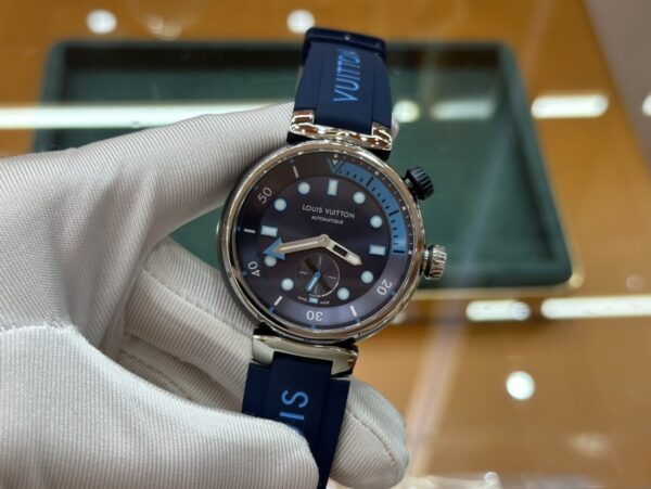 sy_no_6B22304B60296AB46C3D16AC87EC5054_2 LOUIS VUITTON TABOUR series watches with automatic mechanical movement, rubber strap, men's watch, 100 meter waterproof