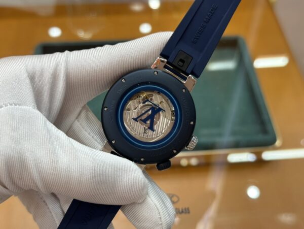 sy_no_6B22304B60296AB46C3D16AC87EC5054_6 LOUIS VUITTON TABOUR series watches with automatic mechanical movement, rubber strap, men's watch, 100 meter waterproof