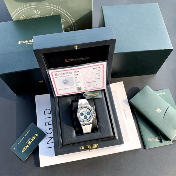sy_no_6B39DDFE1FE3E628A1CD5396BED901AE_0 AUDEMARS PIGUET Offshore Series Mechanical Movement White Dial Stainless Steel Case Rubber Strap
