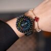 LOUIS VUITTON TAMBOUR HORIZON LIGHT UP Series QAD02Z Smart Watch LV Printed Full Touch Screen Fashion Item