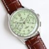 BREITLING Centennial Lingpuya Series Manual Mechanical Movement 100m Waterproof Men's Watch Swiss Watch Green Dial Stainless Steel Case