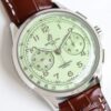 BREITLING Centennial Lingpuya Series Manual Mechanical Movement 100m Waterproof Men's Watch Swiss Watch Green Dial Stainless Steel Case
