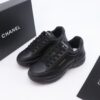 sy_no_6C311702F4FE0768E07A4D6305187967_0 Chanel Low‑Top Leather Sneaker All‑Black