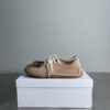 sy_no_6C35EBEE4FA2F786F50A9C69FD397CD1_0 Dior Beige-Brown Suede Mesh Low-Top Sneaker