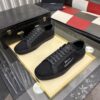 sy_no_6C51ED5EED222FD6CE656DBC0B41F7FE_1 Saint Laurent Black Canvas Black Leather Low-Top Sneaker