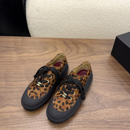 sy_no_6C595D2B52C6808AD2409E5ED3788C67_0 Chanel Leopard Pony-Hair Low-Top Sneaker Leopard-Pony-Sneaker