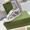 sy_no_6C62F35C1BAD97F4CE8122F89D2EBC7E_4 Gucci Black & White GG Monogram Canvas Low-Top Sneaker