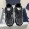 sy_no_6DC1406D011F4655E82C8BC117C52AAB_0 Dior Black Mesh White Outline CD Logo Running Sneaker