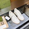sy_no_6DFB292A4208C0E260974322100FD4FC_4 Gucci All-White MAC8 Sneaker with Interlocking G Logo and Gum Sole