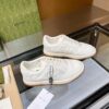 sy_no_6DFB292A4208C0E260974322100FD4FC_5 Gucci All-White MAC8 Sneaker with Interlocking G Logo and Gum Sole