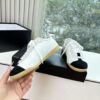 sy_no_6E51CCF1294369F6EDA2B6C5534073EB_5 Chanel White & Black Cap-Toe Low-Top Sneaker with Suede Detailing