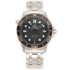 sy_no_6E58F011AFA979E1F97C1B671FB18545_0 Omega Seamaster Series 300m Diving Watch Automatic Mechanical Movement Date Display Anti Magnetic Waterproof Black Dial