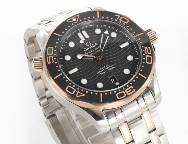 sy_no_6E58F011AFA979E1F97C1B671FB18545_2 - 副本 Omega Seamaster Series 300m Diving Watch Automatic Mechanical Movement Date Display Anti Magnetic Waterproof Black Dial