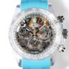 sy_no_6F1CC8EA53751F3A5447C5F6FA837703_1 CRONUSART Crystal Daytona Series Automatic Mechanical Movement Environmental Protection Fluororubber Strap Hollow Dial