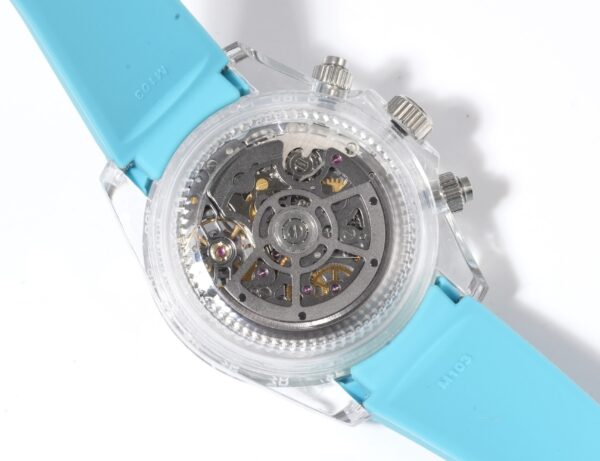 sy_no_6F1CC8EA53751F3A5447C5F6FA837703_7 CRONUSART Crystal Daytona Series Automatic Mechanical Movement Environmental Protection Fluororubber Strap Hollow Dial