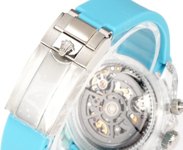 sy_no_6F1CC8EA53751F3A5447C5F6FA837703_8 CRONUSART Crystal Daytona Series Automatic Mechanical Movement Environmental Protection Fluororubber Strap Hollow Dial
