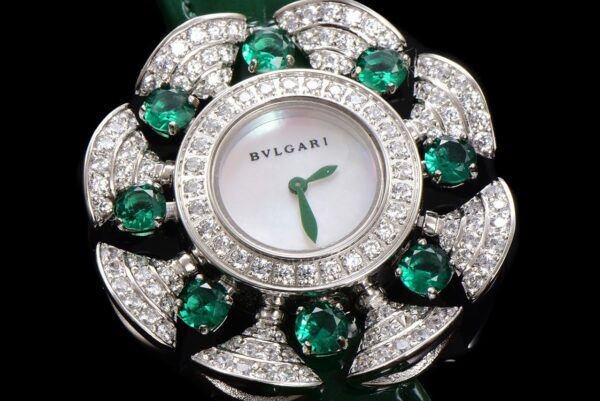 sy_no_6F81839CD29148315286B6C85E1CE6A0_4 BVLGARI DIVAS'DREAM series watches with quartz movement and crocodile leather strap 33mm