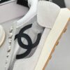 Chanel White & Grey Mesh Retro Trainer White-Mesh-Sneaker