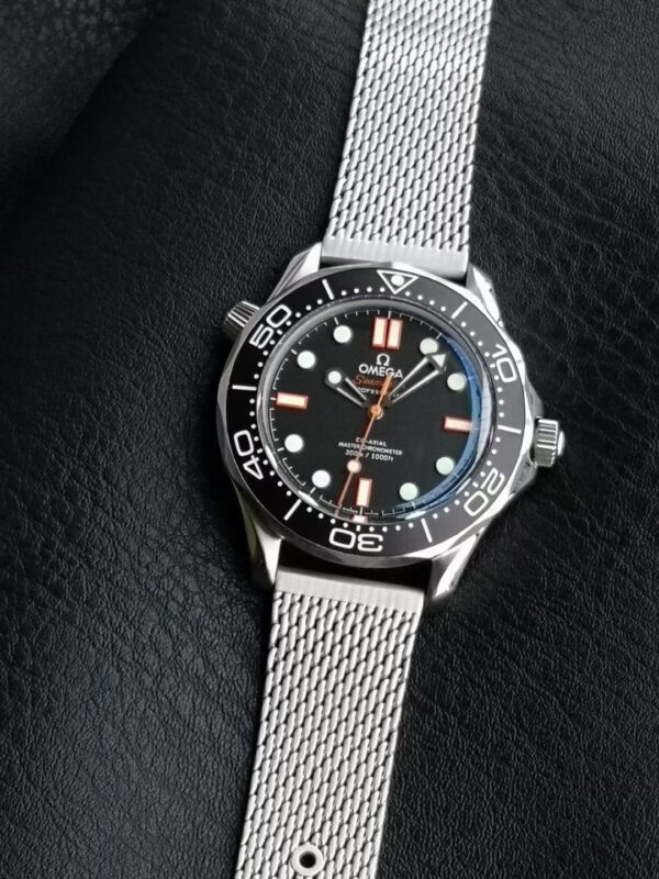 Omega Seamaster series automatic mechanical movement men's watch Swiss watch black dial stainless steel case