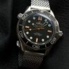 Omega Seamaster series automatic mechanical movement men's watch Swiss watch black dial stainless steel case